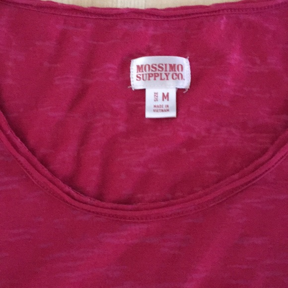 Dark Pink Long Sleeve Tee - Picture 3 of 4